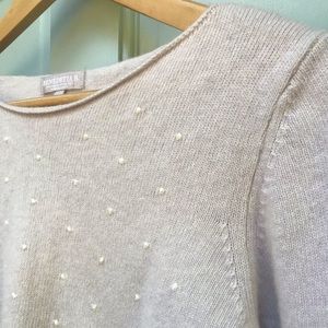 Benedetta B. Cashmere/Wool Polka Dot Sweater